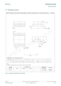 74CBTLV3126BQ Datasheet Page 12