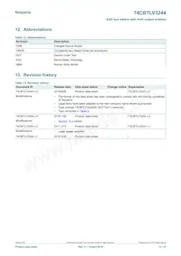 74CBTLV3244BQ Datasheet Page 13