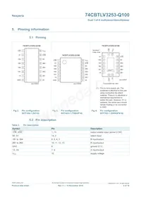 74CBTLV3253BQ-Q10X Datasheet Page 3