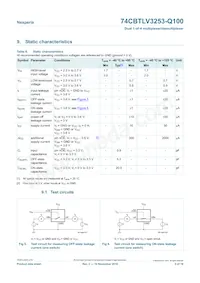 74CBTLV3253BQ-Q10X Datasheet Page 5