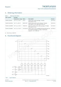 74CBTLV3253DS Datasheet Page 2