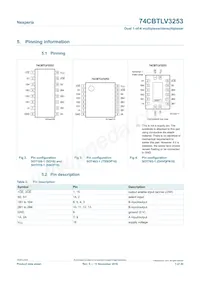 74CBTLV3253DS Datasheet Page 3