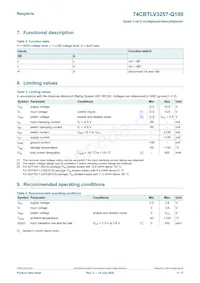 74CBTLV3257DS-Q10J Datasheet Page 4