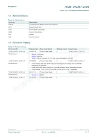74CBTLV3257DS-Q10J Datasheet Page 15
