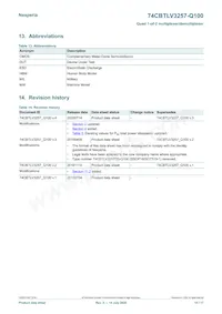 74CBTLV3257DS-Q10J Datasheet Pagina 15