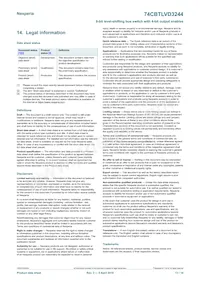 74CBTLVD3244BQ Datasheet Page 13