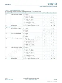 74HC158D Datasheet Page 7