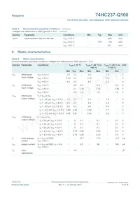 74HC237D-Q100J Datasheet Page 6