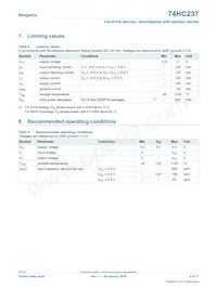 74HC237DB Datasheet Page 5