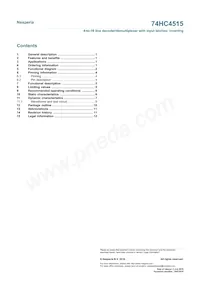 74HC4515D Datasheet Page 14