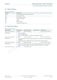 74HCT138BQ-Q100 Datasheet Page 13