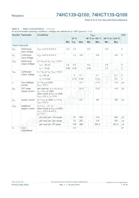 74HCT139DB-Q100J Datasheet Page 7
