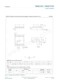 74HCT151D/AUJ Datasheet Page 14