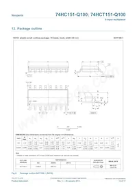 74HCT151D-Q100 Datasheet Page 12