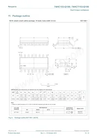74HCT153D-Q100J Datasheet Page 10