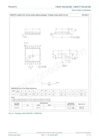 74HCT153D-Q100J Datasheet Page 11