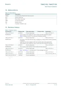74HCT153DB Datasheet Page 13