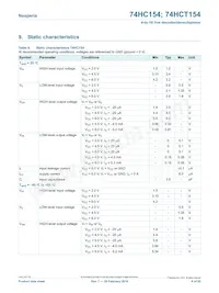 74HCT154BQ Datasheet Page 6