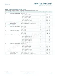74HCT154BQ Datasheet Page 7