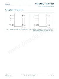 74HCT154BQ Datasheet Page 12