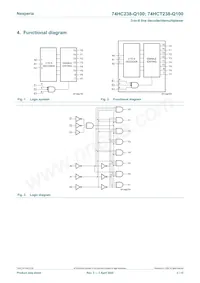 74HCT238D-Q100J Datasheet Page 2