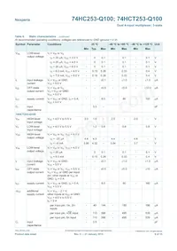74HCT253D-Q100 Datasheet Page 6