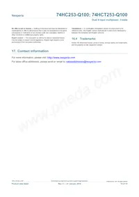 74HCT253D-Q100 Datasheet Page 14