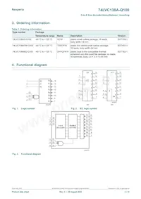 74LVC138AD-Q100J Datasheet Page 2