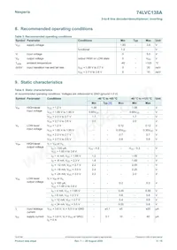 74LVC138APW/AUJ Datasheet Page 5