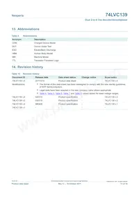 74LVC139PW/AUJ Datasheet Page 13