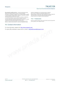 74LVC139PW/AUJ Datasheet Page 15