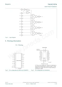 74LVC157APW/AUJ Datasheet Page 3