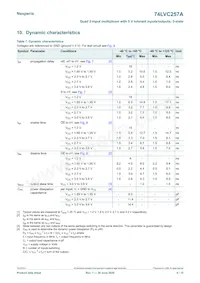 74LVC257APW/AUJ Datasheet Page 6