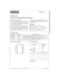 74VHC139SJX Datasheet Page 2