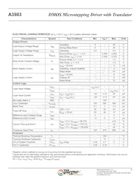 A3983SLP-T Datasheet Page 3