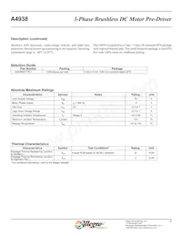 A4938EETTR-T Datasheet Page 2