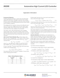 A6268KLPTR-T Datasheet Page 15