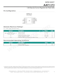 AAT1272IWO-T1 Datasheet Page 3