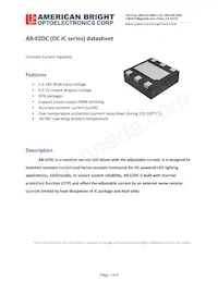 AB-EZDC Datasheet Cover
