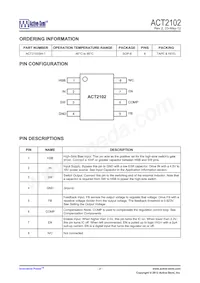 ACT2102SH-T Datasheet Page 2