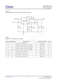 ACT2103YH-T Datasheet Page 10