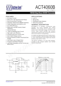 ACT4060BSH-T Datasheet Cover