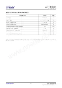 ACT4060BSH-T Datasheet Page 3