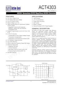 ACT4303YH-T Datasheet Cover