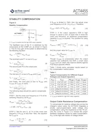 ACT4455YH-T Datasheet Page 8