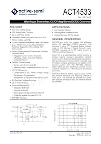 ACT4533YH-T Datasheet Cover