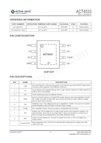 ACT4533YH-T Datasheet Page 2