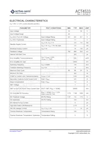 ACT4533YH-T Datasheet Page 4