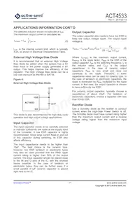 ACT4533YH-T Datasheet Page 7
