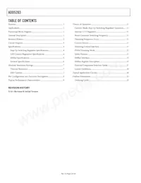ADD5203ACPZ-RL Datasheet Page 2